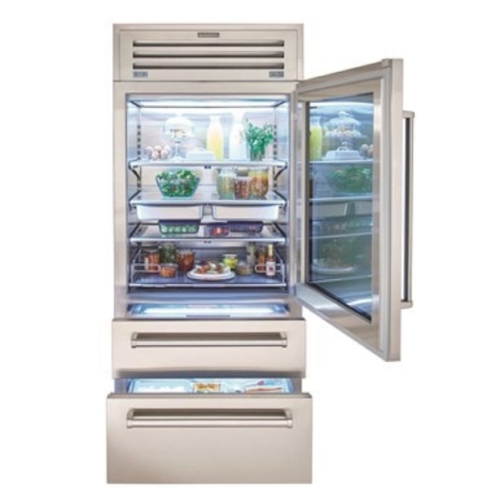 Refrigerador Puerta de Vidrio PRO de 36", Sub-Zero 