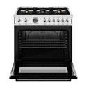 Estufa Professional Series 36", Negro, Bertazzoni 