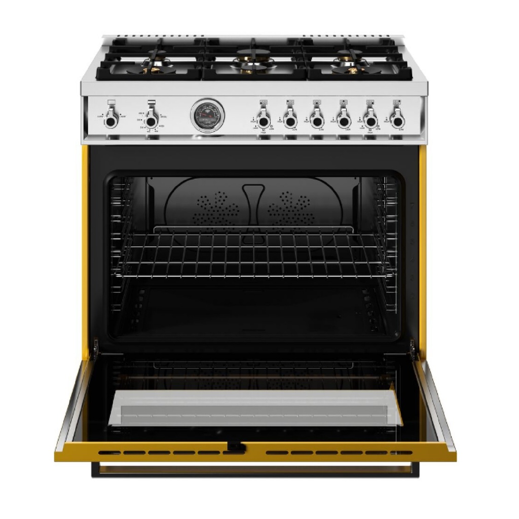 Estufa Professional Series 36", Amarillo, Bertazzoni 