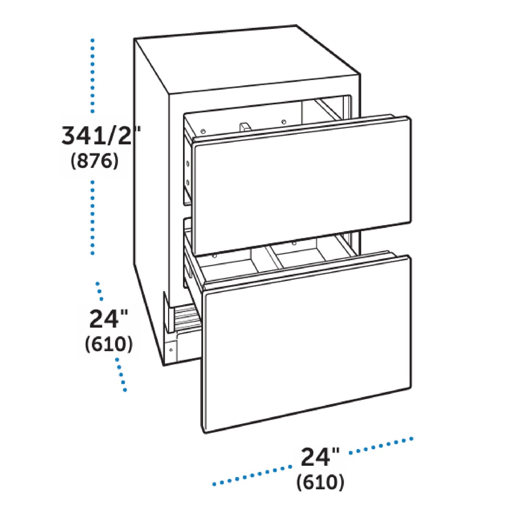 Refrigeración de Cajón 24", Sub-Zero 