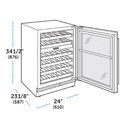 Conservador de vino, Vidrio de Alta Altitud 24", Sub-Zero 