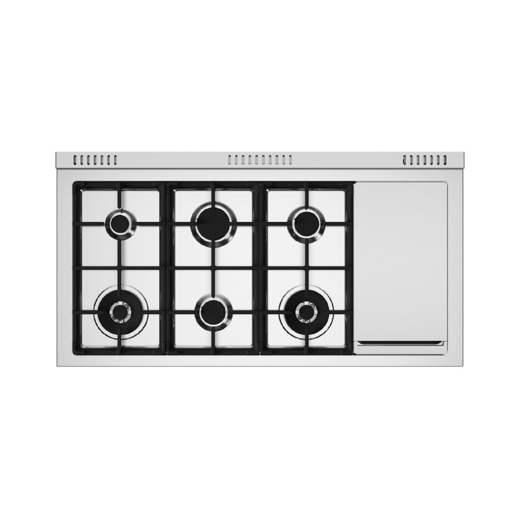 Estufa 48" Master Series, Acero Versión LP, Bertazzoni 