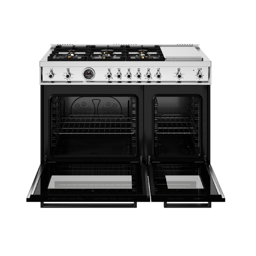Estufa 48" Professional Series, Negro, Bertazzoni 