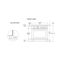 Estufa 36" Serie Heritage, Bertazzoni 
