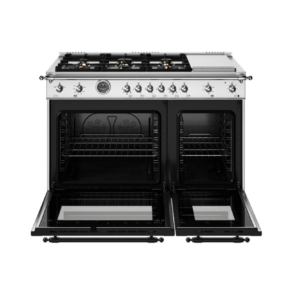 Estufa 48" Series Heritage, Acero, Bertazzoni 