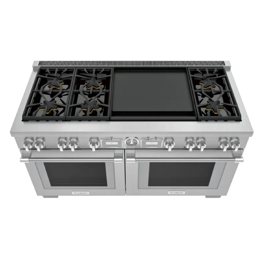 Estufa Profesional de combustible Dual 60", Thermador 