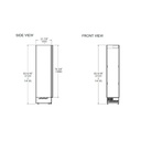 Congelador de Columna 18" Panelable , Bertazzoni 