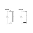 Congelador de Columna 24" Panelable , Bertazzoni