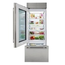 Refrigerador/congelador con Puerta de Vidrio 30", Sub-Zero 