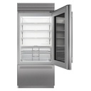 Refrigerador/Congelador con Puerta de Vidrio Empotrable 36", Sub-Zero 