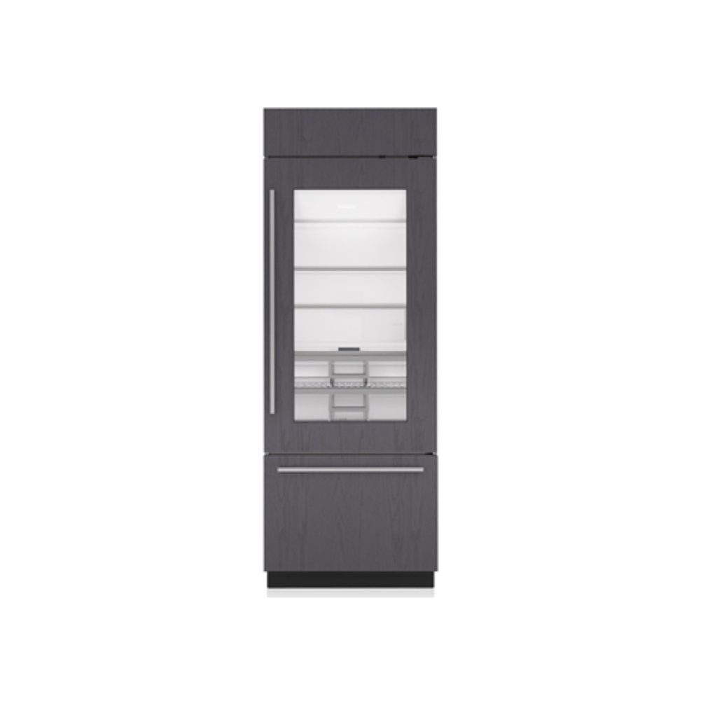 Refrigerador/congelador con Puerta de Vidrio Panelable 30", Sub-Zero 