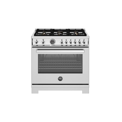 [PRO366BCFGMXTLP] Estufa Professional Series 36", Versión LP, Bertazzoni  